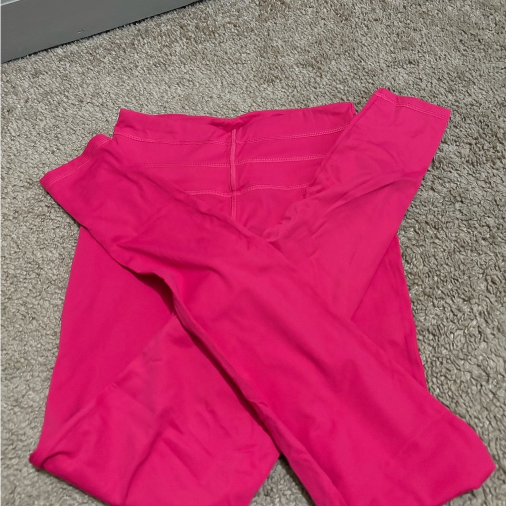 BRIGHT PINK LEGGINGS